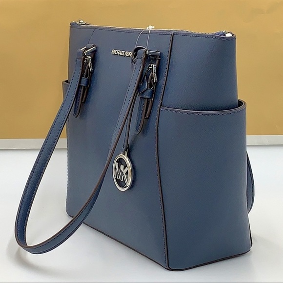 MICHAEL KORS Charlotte Large Leather Top-Zip Tote - Picture 2 of 16